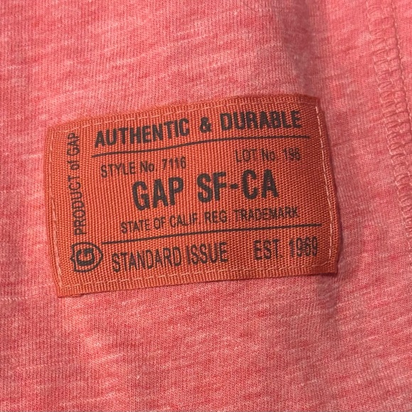 Gap Men’s Long Sleeve tee size L - Picture 3 of 6